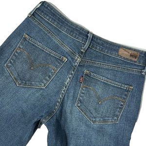Levi's Bold Curve Classic Rise Boot Dark Wash Jeans Women’s Size 4M (27Wx31.5L)